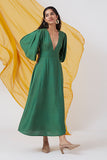 Okhai 'Understated' V-Neck Silk Blend Dress