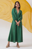Okhai 'Understated' V-Neck Silk Blend Dress