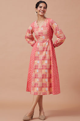 Eclectic Hand Block Printed Pure Cotton Dress For Women Online