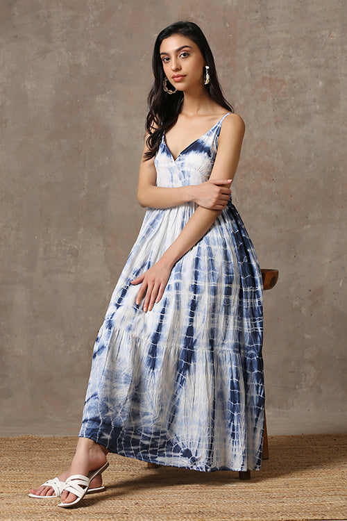 Okhai 'Blue Whale' Pure Cotton Tie and Dye Dress | Relove