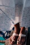 Okhai 'Springtide' Mul Cotton Hand Block Printed Dress