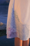 Okhai 'Bubble' Pure Cotton Hand Embroidered Mirror Work Wrap Dress