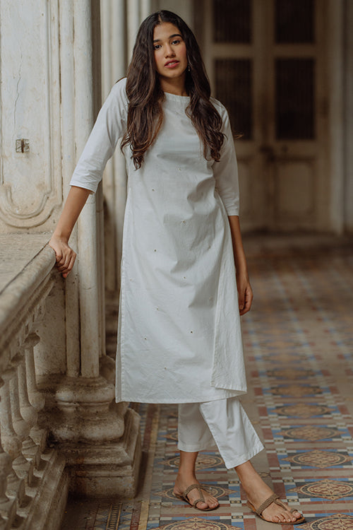 All white kurta hotsell