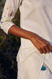 Okhai 'Reverie' Hand Embroidered Pure Cotton Kurta-Pant-Dupatta Set | Relove