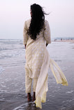 Okhai 'Warm Breeze' Mul Cotton Hand Block Printed Kurta Pant Dupatta Set