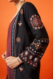 Okhai 'Maharani' Kutch Embroidered Pure Cotton Long Jacket