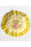 Whitewater Kids Newborn Gift Set - Organic Lion Mustard Seed Pillow with Maracas