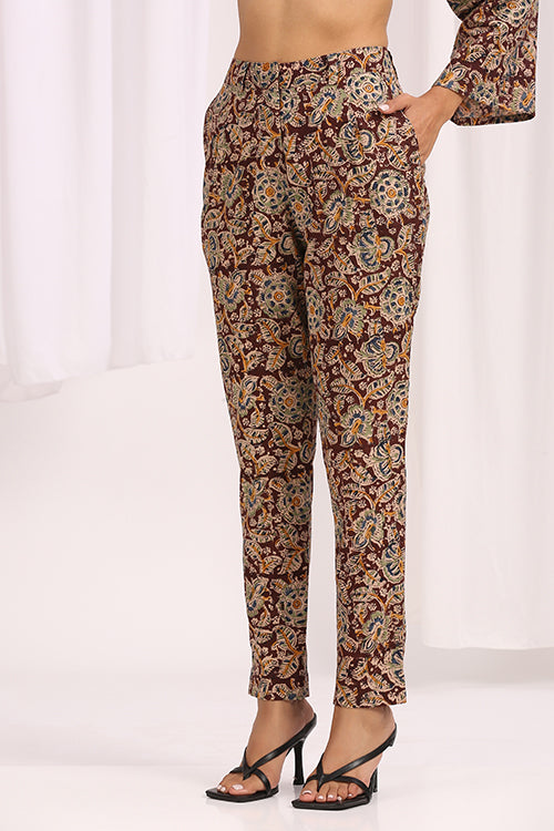 Buy online Mid Rise Printed Cigarette Pant Trousers from bottom wear for  Women by De Moza for 749 at 50 off  2023 Limeroadcom