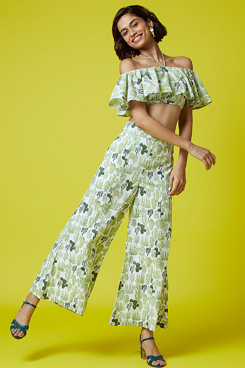 Okhai 'Juniper' Hand Block Printed Pure Cotton Pant