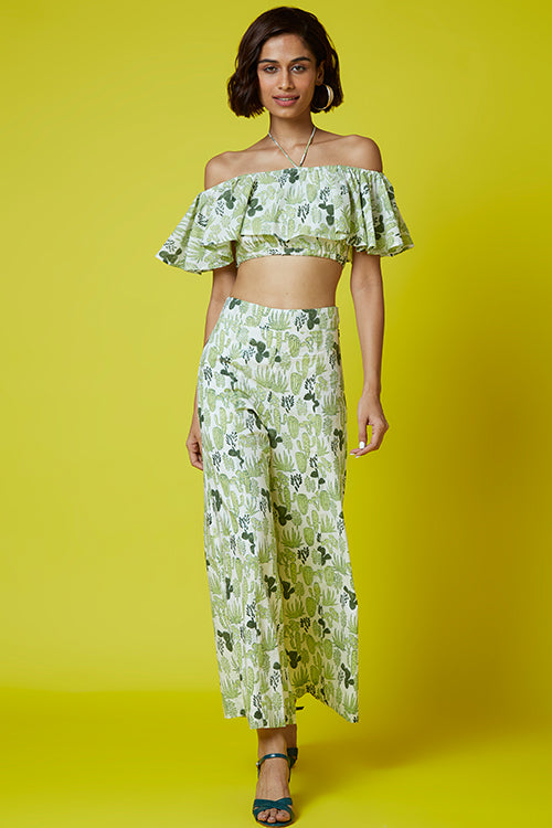 Okhai 'Juniper' Hand Block Printed Pure Cotton Pant