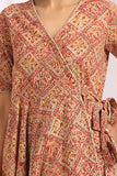 Okhai 'Mahtab' Hand Block Printed Kalamkari Short Dress