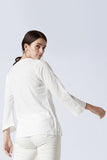 Okhai 'Reticent' Cotton Chikankari Top | Rescue