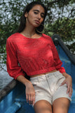Okhai 'Barrier Reef' Pure Cotton Hand Embroidred Top