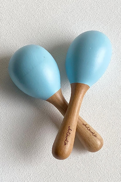 Whitewater Kids Wooden Maracas Set - Blue