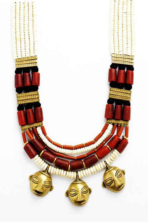 Maya Bazaar Naga Trio Necklace