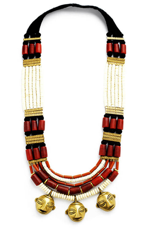Maya Bazaar Naga Trio Necklace