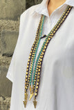 Mayabazaar 'Statement' Temple Dawn Tie Necklace-1