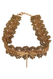 Mayabazaar 'Statement' Crochet Choker Zara Dragon Necklace