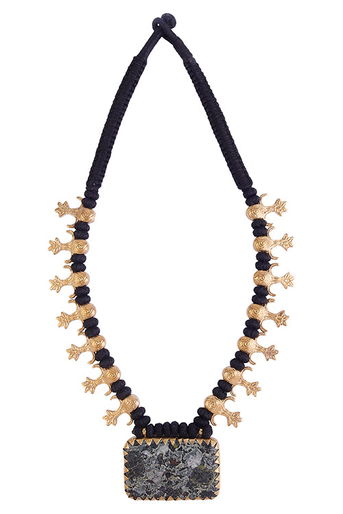 Mayabazaar 'Statement' Handknotted Daria Necklace
