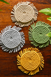 Indian Yards ‘Solid’ Macrame Cotton Set Of 4 Coasters