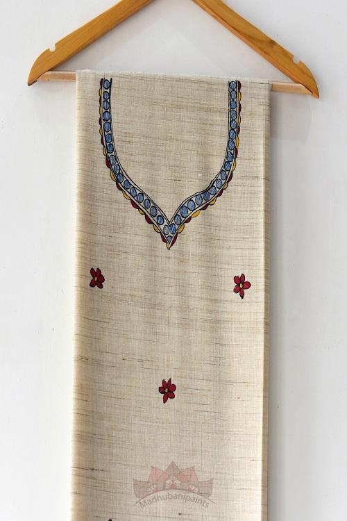 Swyambar Madhubani Handpainted Cotton Kurta