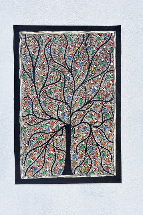 Tree of Peacocks Wallhanging