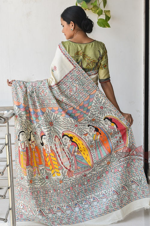 Sita Swaymbar Tussar Silk Saree
