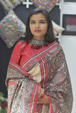 Maa Ambe Madhubani Handpainted Saree