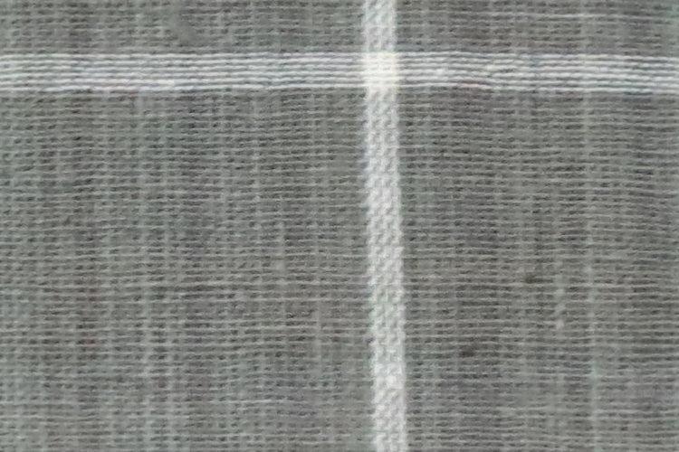 Moralfibre'-Grey & Cream 4Cm X 4Cm Checks Fabric (0.5 Meter)