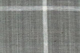 Moralfibre'-Grey & Cream 4Cm X 4Cm Checks Fabric (0.5 Meter)