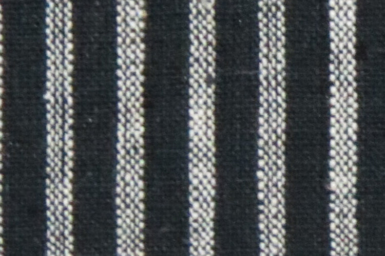 Moralfibr'-Black & Grey Thick Stripe Fabric