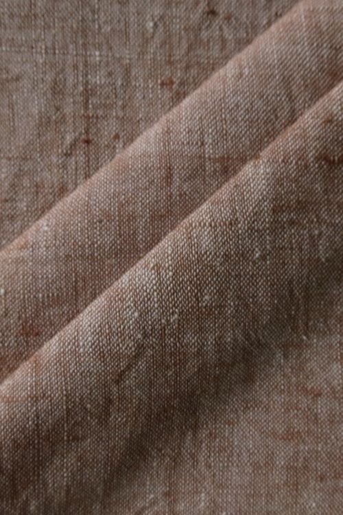 Light Brown Yarn Dyed Fabric MORALFIBRE ( 0.5 m)