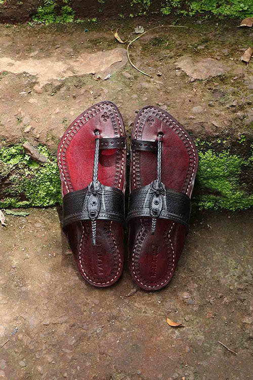 Ladly Indian Kolhapuri Chappal for Women, Flat Sandals & Ethnic Slippe