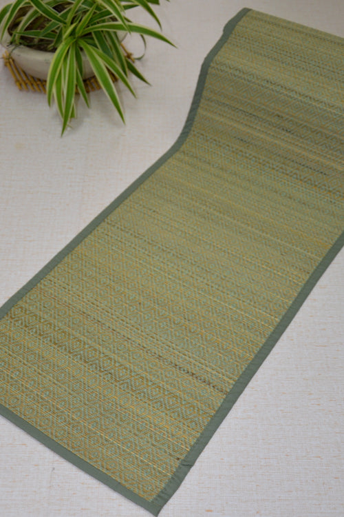 Dharini Madurkathi Table Runner Pista Green