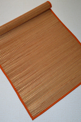 Dharini Madurkathi Floor Mat Orange (2ft x 5ft)