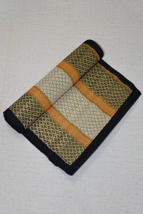 Dharini Madurkathi Floor Mat Black (2Ft X 3Ft)
