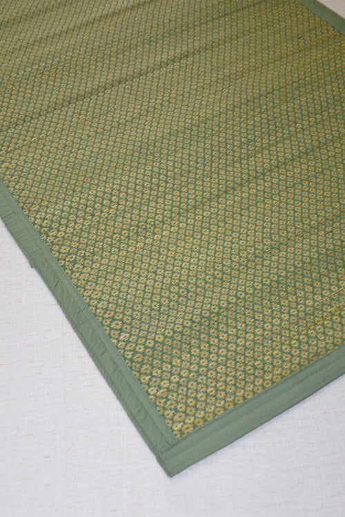 Dharini Madurkathi Floor Mat Olive Green (2ft x 3ft)
