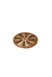 Kadam Haat Handmade Wicker Wall Plate 6"
