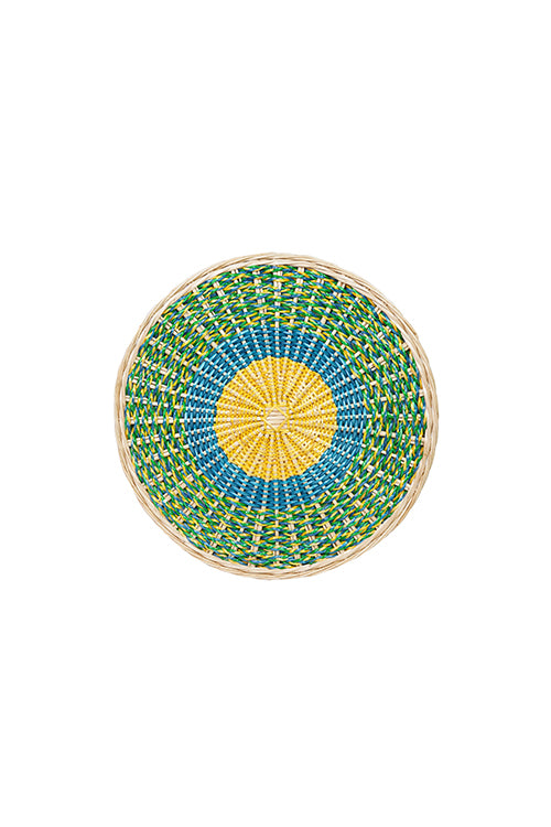 Kadam Haat Handmade Wicker Wall Plate 12"