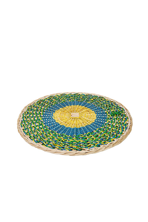 Kadam Haat Handmade Wicker Wall Plate 12"