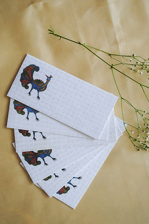 Ekibeki Chitrakathi Envelope Set Of 6 Set Of 6 Envelop White