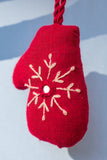 Okhai 'Sweater Weather' Hand Embroidered Christmas Ornament