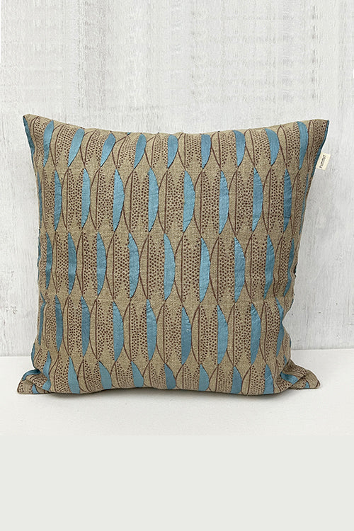 East India Company NM Leaf Print Applique Cover
