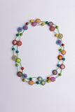 Samoolam Multicoloured Tikki with Beads Necklace