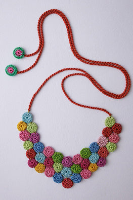 Samoolam Handmade Zuri Necklace ~ Multicolored