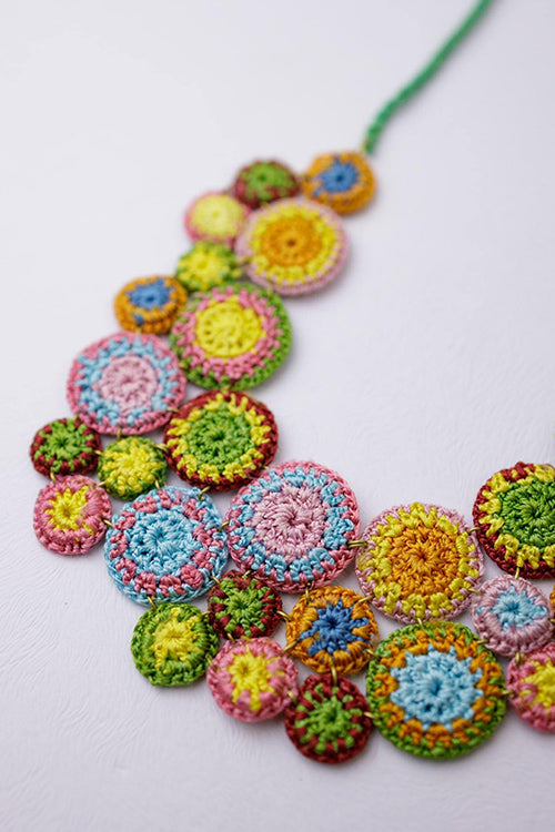 Samoolam Handmade Kai Necklace Multicolored