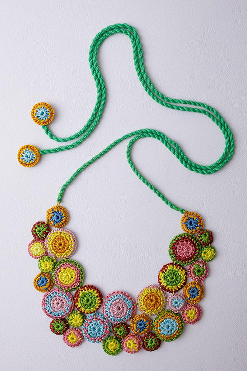 Samoolam Handmade Kai Necklace Multicolored