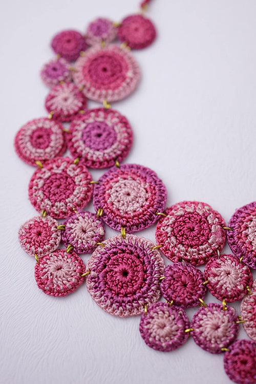 Samoolam Handmade Kai Necklace Pink