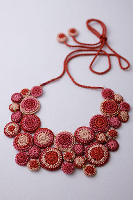 Samoolam Handmade Kai Necklace Red