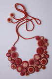 Samoolam Handmade Kai Necklace Red